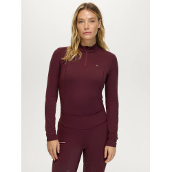 Cady Dames 1/4 Rits Rhinestone Trainingstop Tommy Hilfiger Equestrian