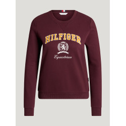Sweat shirt Campus Tommy Hilfiger Equestrian femme