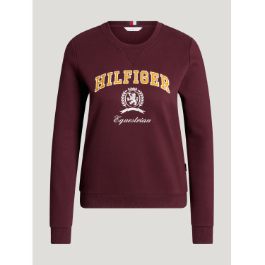 Sweat shirt Campus Tommy Hilfiger Equestrian femme