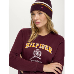 Sweat shirt Campus Tommy Hilfiger Equestrian femme