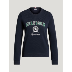 Sweat shirt Campus Tommy Hilfiger Equestrian femme