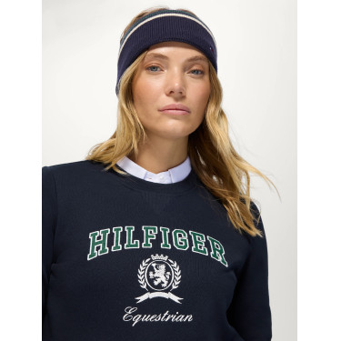 Sweat shirt Campus Tommy Hilfiger Equestrian femme