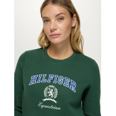Sweat shirt Campus Tommy Hilfiger Equestrian femme
