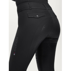 Legging Highland hiver Rhinestone Hybrid Tommy Hilfiger Equestrian femme Noir