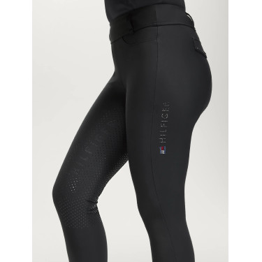 Legging Highland hiver Rhinestone Hybrid Tommy Hilfiger Equestrian femme Noir