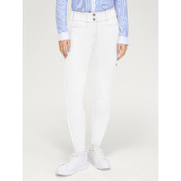 Pantalon Mia femme Knee Grip Tommy Hilfiger Equestrian Blanc optic Pantalon Mia femme Knee Grip Tommy Hilfiger Equestrian Blanc optic