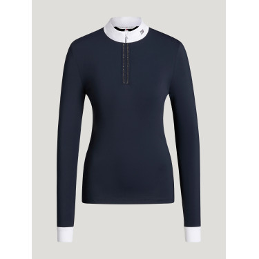 Polo de concours Monica femme Rhinestone Tommy Hilfiger Equestrian manches longues Polo de concours Monica femme Rhinestone Tommy Hilfiger Equestrian manches longues