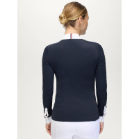 Polo de concours Monica femme Rhinestone Tommy Hilfiger Equestrian manches longues