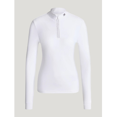Polo de concours Monica femme Rhinestone Tommy Hilfiger Equestrian manches longues Polo de concours Monica femme Rhinestone Tommy Hilfiger Equestrian manches longues