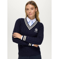 Pull col en V Roseville femme Cable Tommy Hilfiger Equestrian