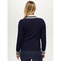 Pull col en V Roseville femme Cable Tommy Hilfiger Equestrian