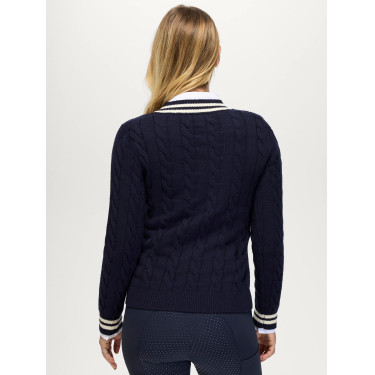 Pull col en V Roseville femme Cable Tommy Hilfiger Equestrian