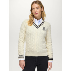Pull col en V Roseville femme Cable Tommy Hilfiger Equestrian