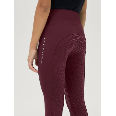 Legging Devon rider Young Rider Tommy Hilfiger Equestrian Deep burgundy Bordeaux
