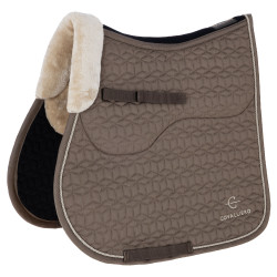 Covalliero Zadeldek Soft AH26 Melkchocolade Grijs