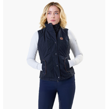 Veste sans manches Horseware Newmarket femme Marine Bleu marine