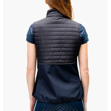 Mouwloos vest Horseware Flow Marine / marine Blauw
