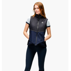 Mouwloos vest Horseware Flow Marine / marine Blauw