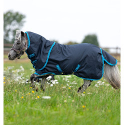 Shetlander regendeken 200g met afneembare hals