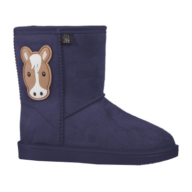 Bottes fourrées imperméables Davos Amina HKM Bleu foncé