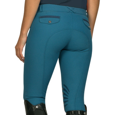 Broek Florida Dames Flags & Cup Smaragdblauw Broek Florida Dames Flags & Cup Smaragdblauw