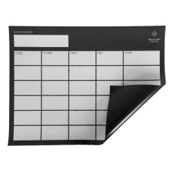 Magnetisch wedstrijdboard 30x40 cm zwart voor paardensport