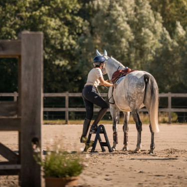 Marchepied d’équitation pliant 60 cm antidérapant – Grooming Deluxe