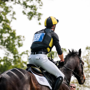 Paardensport borstnummerhouder eventing – Kentucky zwart
