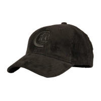 Corduroy cap donker groen