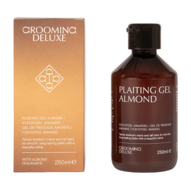 Paarden vlechtgel amandel 250 ml – Grooming Deluxe