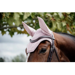 Geluiddempend oornetje paard velvet lichtpaars | Equi-Clic Geluiddempend oornetje paard velvet lichtpaars | Equi-Clic