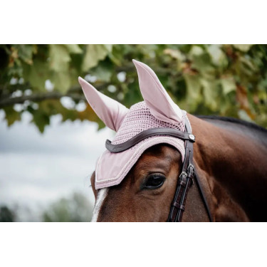 Geluiddempend oornetje paard velvet lichtpaars | Equi-Clic Geluiddempend oornetje paard velvet lichtpaars | Equi-Clic