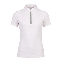 Meisjes wedstrijdshirt paardrijden oudroze 160 | Equi-Clic