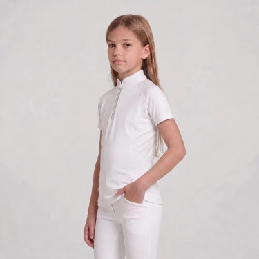 Meisjes wedstrijdshirt paardrijden oudroze 160 | Equi-Clic Meisjes wedstrijdshirt paardrijden oudroze 160 | Equi-Clic
