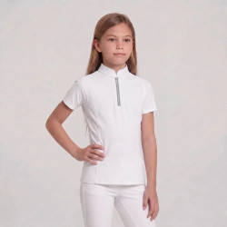 Meisjes wedstrijdshirt paardrijden oudroze 160 | Equi-Clic Meisjes wedstrijdshirt paardrijden oudroze 160 | Equi-Clic