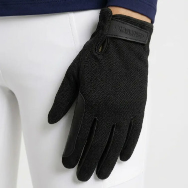 Zomer rijhandschoenen met grip zwart – maat 11 | Equi-Clic