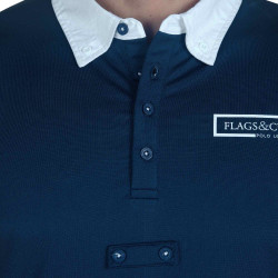 Polo Enfant Cartago manches courtes Flags & Cup Blanc Polo Enfant Cartago manches courtes Flags & Cup Blanc