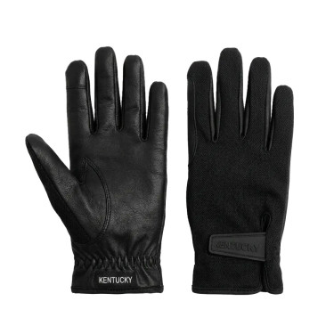 Zomer rijhandschoenen met grip zwart – maat 11 | Equi-Clic