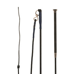 Longeren zweep 200 cm leer handgreep – paardensport Longeren zweep 200 cm leer handgreep – paardensport