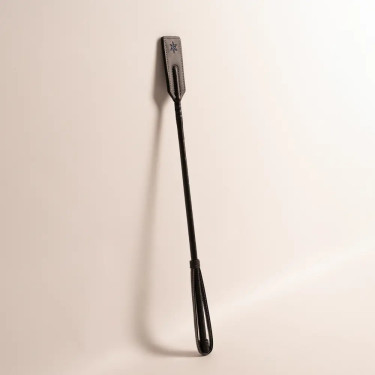 Springzweep 65 cm volnerfleer lichtbruin | Ruitersport