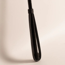 Springzweep 65 cm volnerfleer lichtbruin | Ruitersport