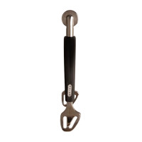 RVS paardrijsporen met rubber en groot wiel 30 mm | Velari