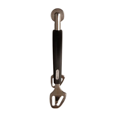RVS paardrijsporen met rubber en groot wiel 30 mm | Velari