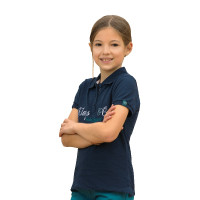 Polo Enfant Uripa Flags & Cup Bleu marine