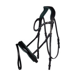 Bridon Manchester HKM Noir / bleu pétrol Bridon Manchester HKM Noir / bleu pétrol