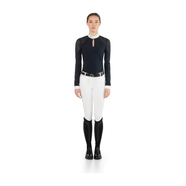 Polo de concours Teresa Ego7 manches longues femme Marine Bleu marine Polo de concours Teresa Ego7 manches longues femme Marine Bleu marine