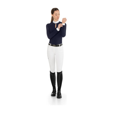 Polo de concours Teresa Ego7 manches longues femme Marine Bleu marine Polo de concours Teresa Ego7 manches longues femme Marine Bleu marine