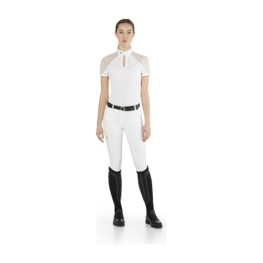 Polo de concours équitation femme EGO7 Teresa manches courtes