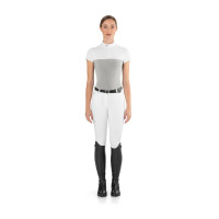 Polo de concours mesh Ego7 manches courtes femme Gris glace Polo de concours mesh Ego7 manches courtes femme Gris glace