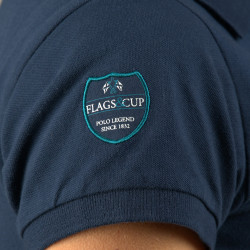 Polo Femme Altamira Flags & Cup Bleu marine